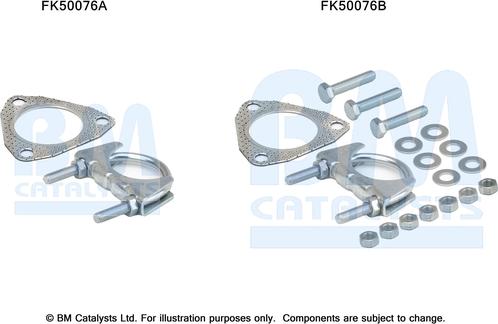 BM Catalysts FK50076 - Set montare, toba de esapament aaoparts.ro