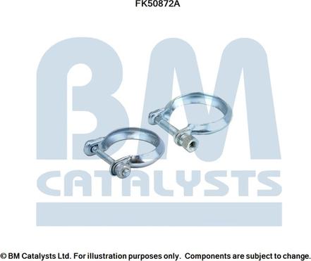 BM Catalysts FK50872 - Set montare, toba de esapament aaoparts.ro