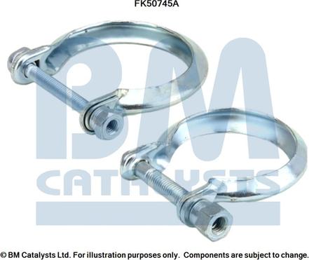 BM Catalysts FK50745 - Set montare, toba de esapament aaoparts.ro