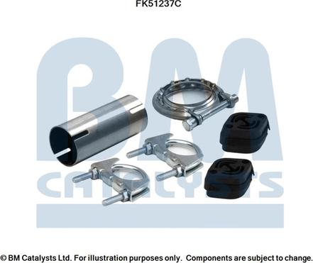 BM Catalysts FK51237 - Set montare, toba de esapament aaoparts.ro