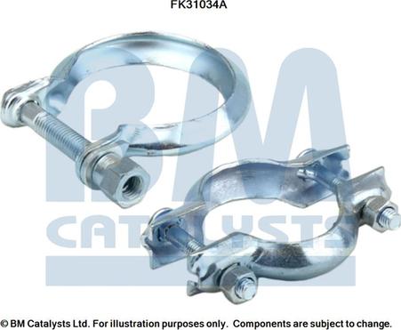 BM Catalysts FK31034 - Set montare, catalizator aaoparts.ro