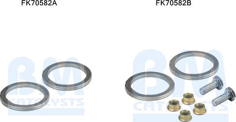 BM Catalysts FK70582 - Set montare, toba de esapament aaoparts.ro