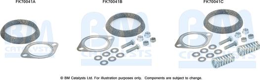BM Catalysts FK70041 - Set montare, toba de esapament aaoparts.ro