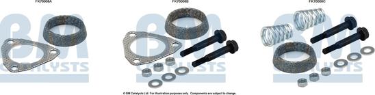 BM Catalysts FK70008 - Set montare, toba de esapament aaoparts.ro