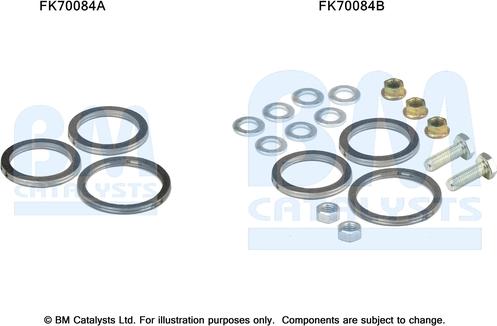 BM Catalysts FK70084 - Set montare, toba de esapament aaoparts.ro
