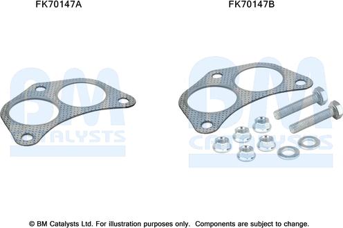 BM Catalysts FK70147 - Set montare, toba de esapament aaoparts.ro