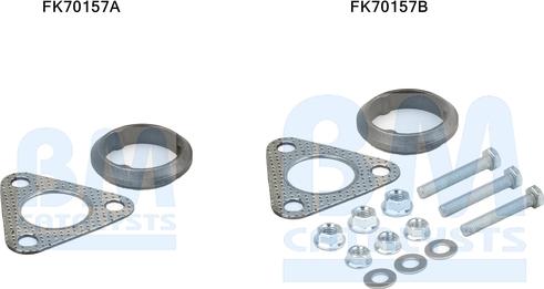 BM Catalysts FK70157 - Set montare, toba de esapament aaoparts.ro