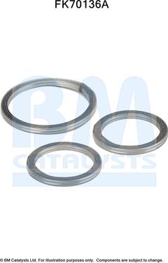 BM Catalysts FK70136 - Set montare, toba de esapament aaoparts.ro