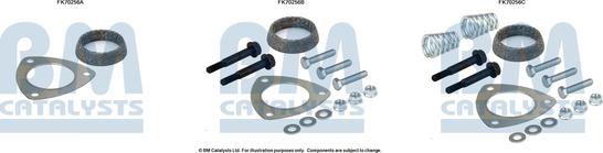 BM Catalysts FK70256 - Set montare, toba de esapament aaoparts.ro