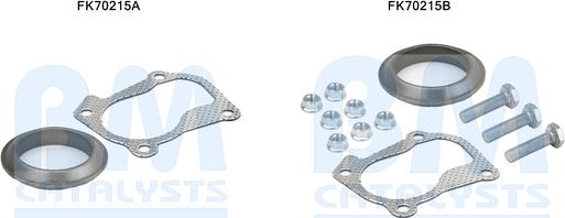 BM Catalysts FK70215 - Set montare, toba de esapament aaoparts.ro
