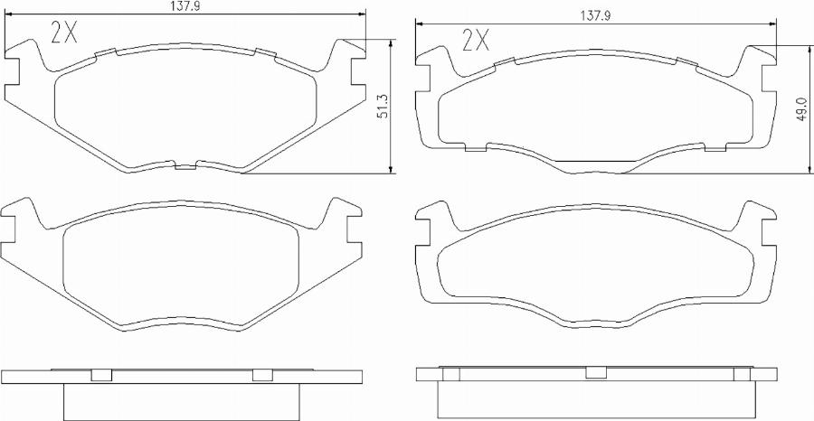 BOGAP A8210146 - Set placute frana,frana disc aaoparts.ro