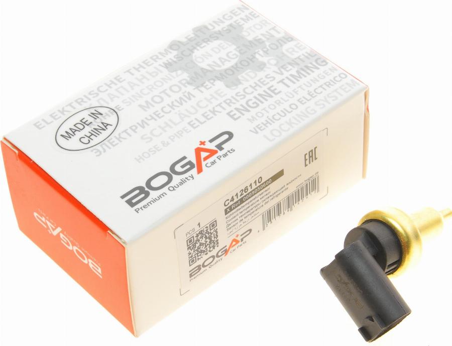 BOGAP C4126110 - Senzor,temperatura lichid de racire aaoparts.ro
