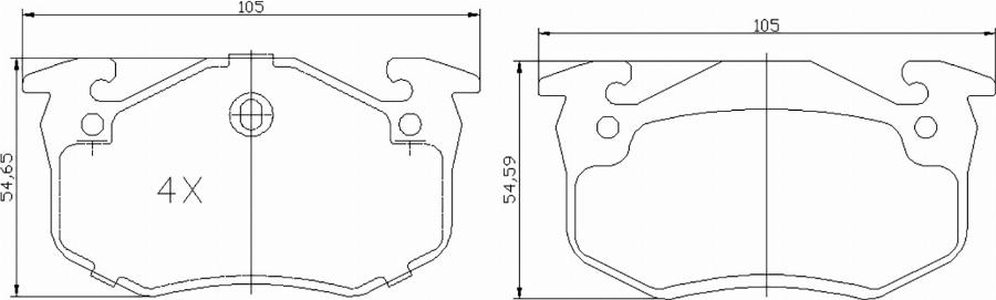 BOGAP P8210111 - Set placute frana,frana disc aaoparts.ro