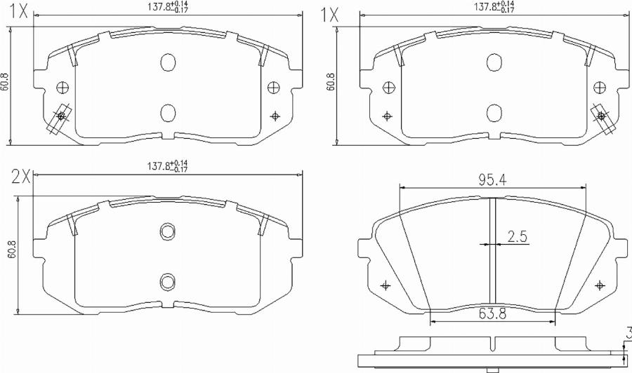 BOGAP Y8210169 - Set placute frana,frana disc aaoparts.ro