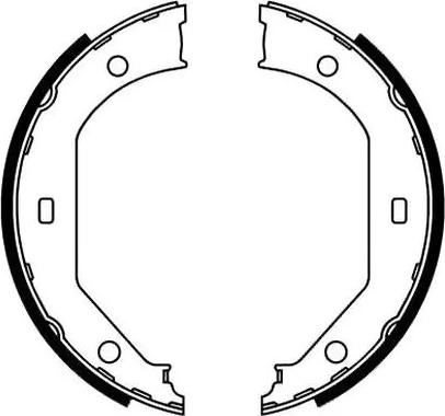 BÖLK BOL-E111444 - Set saboti frana aaoparts.ro