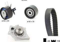BÖLK BOL-F101001 - Set pompa apa + curea dintata aaoparts.ro