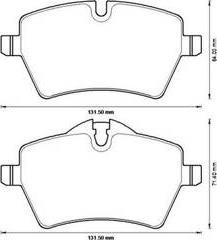 BÖLK BOL-G091099 - Set placute frana,frana disc aaoparts.ro