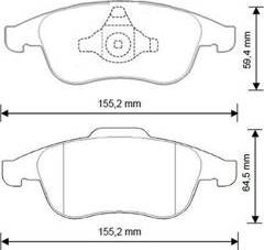 BÖLK BOL-G041164 - Set placute frana,frana disc aaoparts.ro