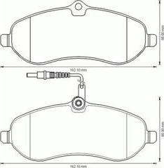 BÖLK BOL-G041168 - Set placute frana,frana disc aaoparts.ro
