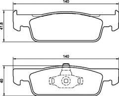 BÖLK BOL-G041186 - Set placute frana,frana disc aaoparts.ro