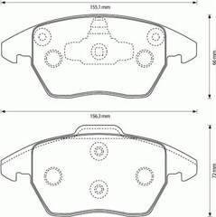 BÖLK BOL-G041182 - Set placute frana,frana disc aaoparts.ro
