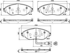BÖLK BOL-G041172 - Set placute frana,frana disc aaoparts.ro