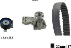 BÖLK BOL-J040109 - Set pompa apa + curea dintata aaoparts.ro