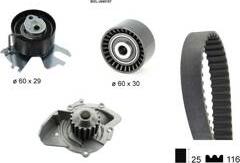 BÖLK BOL-J040107 - Set pompa apa + curea dintata aaoparts.ro