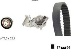 BÖLK BOL-J040119 - Set pompa apa + curea dintata aaoparts.ro