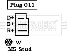 Borg & Beck BBA2207 - Generator / Alternator aaoparts.ro