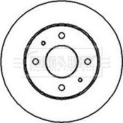 Borg & Beck BBD4935 - Disc frana aaoparts.ro