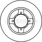 Borg & Beck BBD4549 - Disc frana aaoparts.ro