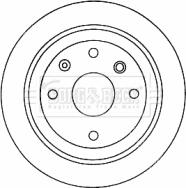 Borg & Beck BBD4582 - Disc frana aaoparts.ro