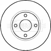 Borg & Beck BBD4575 - Disc frana aaoparts.ro