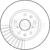 Blue Print ADK84334 - Disc frana aaoparts.ro