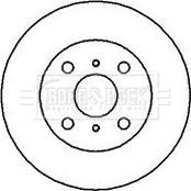 Borg & Beck BBD4040 - Disc frana aaoparts.ro