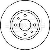 Borg & Beck BBD4054 - Disc frana aaoparts.ro