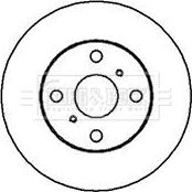 Borg & Beck BBD4053 - Disc frana aaoparts.ro