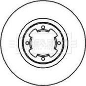 Borg & Beck BBD4014 - Disc frana aaoparts.ro