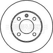 Borg & Beck BBD4168 - Disc frana aaoparts.ro