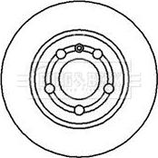 Borg & Beck BBD4183 - Disc frana aaoparts.ro
