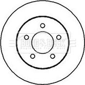 Borg & Beck BBD4122 - Disc frana aaoparts.ro