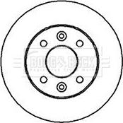 Borg & Beck BBD4841 - Disc frana aaoparts.ro