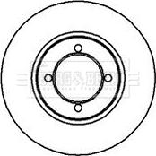 Borg & Beck BBD4859 - Disc frana aaoparts.ro