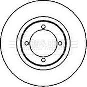Borg & Beck BBD4852 - Disc frana aaoparts.ro