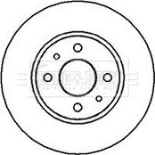 Borg & Beck BBD4880 - Disc frana aaoparts.ro