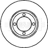 Borg & Beck BBD4705 - Disc frana aaoparts.ro