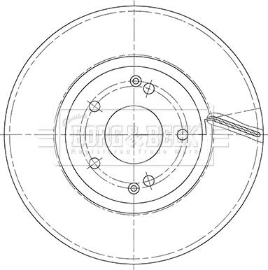 Borg & Beck BBD5447 - Disc frana aaoparts.ro