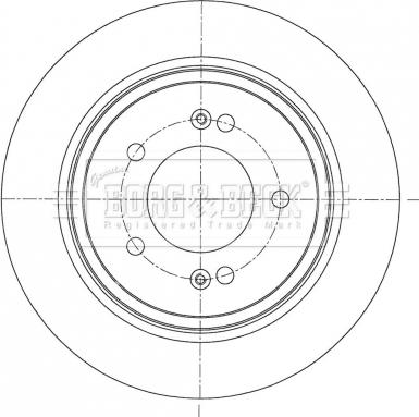 Borg & Beck BBD5418 - Disc frana aaoparts.ro
