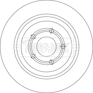 Borg & Beck BBD5553 - Disc frana aaoparts.ro